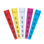 Flat Wedge Plastic Golf Tees - 70mm (5 pack)