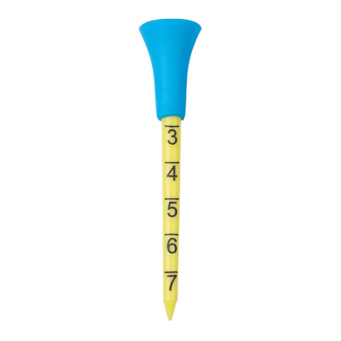 Rubber Top Plastic Golf Tees - 83mm (5 pack)