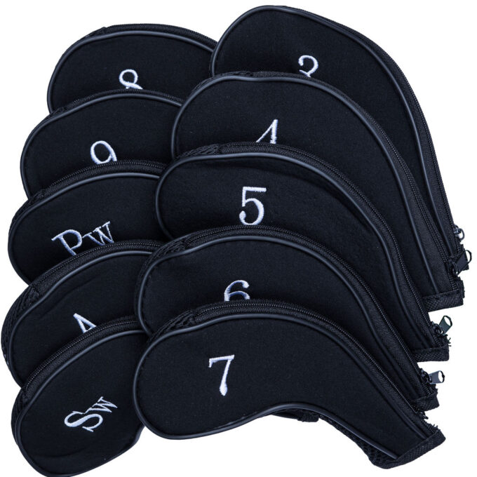 Long Neck Zippered Iron Covers - 10 piece set